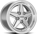 RONAL R9 SILV RIM LIP CUT 7x15 5/120 ET17 CB82