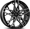 BROCK B44 BLACK FULL POL 8x18 5/112 ET45 CB66.6