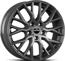 GMP BOOSTER GLOSS ANTHRACITE 8x19 5/108 ET43 CB65.1