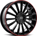 CARMANI FRITZ BLACK RED LIP 8.5x20 5/112 ET35 CB66.6