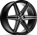 VOSSEN HF6.2 TINTED GLOSS BLACK 9.5x22 6/135 ET20 CB87.1