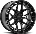 VOSSEN HFX1 TINTED GLOSS BLACK 12x22 8/165.1 ET-44 CB125.1