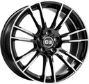 ELIT WHEELS EW01 BLACK / POLISHED 8x17 5/112 ET30 CB66.6