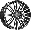 ELIT WHEELS EW07 BLACK / POLISHED 8.5x19 5/112 ET30 CB66.5