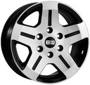 ELIT WHEELS EJ06 BLACK / POLISHED 7x16 6/130 ET55 CB84.1