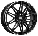 ELIT WHEELS EW18 BLACK / LIP POLISHED 8.5x19 5/112 ET30 CB66.6