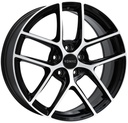 ROMAC DIABLO GLOSS BLACK / POLISHED 8x18 5/100 ET35 CB73.1