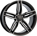 ROMAC VENOM GLOSS BLACK / POLISHED FACE 8x18 5/120 ET45 CB72.6