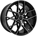 ROMAC VORTEX GLOSS BLACK / POLISHED 8x19 5/112 ET28 CB73.1