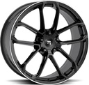 R-SERIES R14 BLACK POLISH 10x22 5/112 ET46 CB66.6