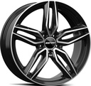 GMP FASTEN BLACK DIAMOND 7.5x17 5/114.3 ET40 CB66.1