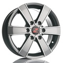 BARZETTA TORO TITANIUMPOLISH PAKETTIAUTOIHIN 7x17 6/120 ET50 CB74.6