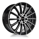 AVUS AC-M07 BLACK POLISHED 8.5x20 5/112 ET44 CB66.6