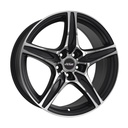 VENUE VL5 BLACK POLISH 7x17 5/112 ET45 CB66.6