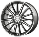 CMS C23 DIAMOND GREY GLOSS 7.5x17 5/114.3 ET48 CB67.2