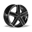 AVUS AC-V51 BLACK POLISHED 6.5x16 5/118 ET45 CB71.1