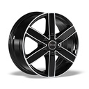 AVUS AC-V61 BLACK POLISHED 7.5x17 6/114.3 ET30 CB66.1