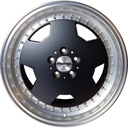 NANO 5852 MATTE BLACK MACHINED LIP 9x18 5/112 ET30 CB66.6